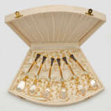 Satz von sechs Kaviarlöffeln - photo 1