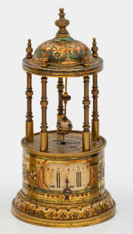 Kleine Drehpendel-Tischuhr von Eugene Farcot - Foto 1