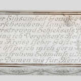 Tabatiere mit Inschrift - photo 1