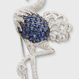 Elegante Flamingo-Brosche - Foto 1