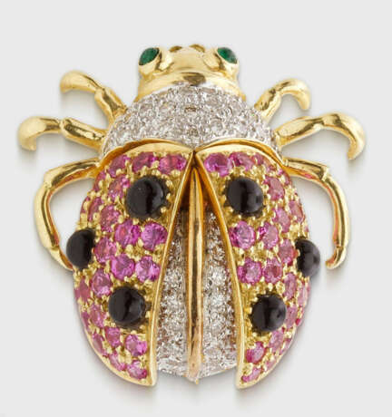 Charmante Maikäfer-Brosche - Foto 1