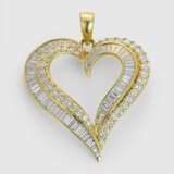 Charmanter Diamant-Herz-Anhänger - Foto 1
