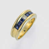 Hochfeiner Saphir-Diamant-Bandring - Foto 1