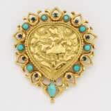 Türkis-Saphir-Brosche von Van Cleef & Arpels, 1960er Jahre - фото 1