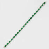 Klassisches Smaragd-Brillant-Armband - фото 1