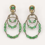 Paar Smaragd-Ohrgehänge - photo 1