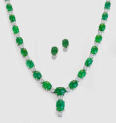Repräsentatives Smaragd-Demi-Parure