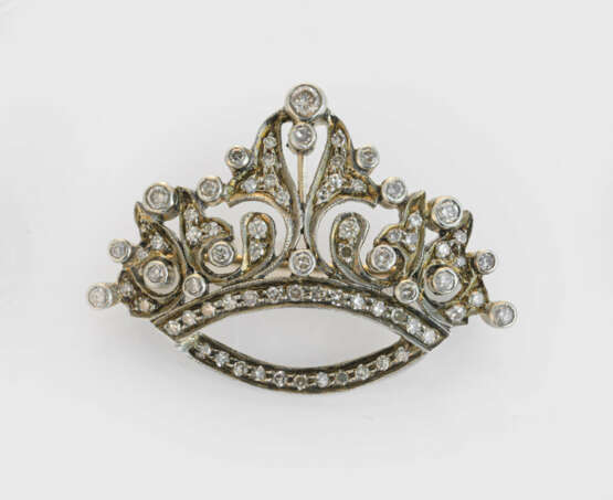 Kronen-Diamantbrosche - photo 1 Kronen-Diamantbrosche - photo 1