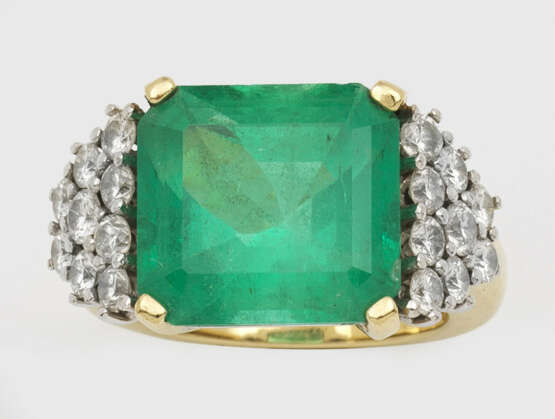 Hochqualitätvoller kolumbianischer "Muzo"-Smaragdring - фото 2 Hochqualitätvoller kolumbianischer "Muzo"-Smaragdring - фото 2