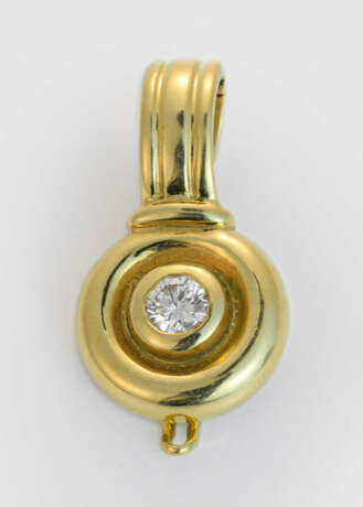 Klassischer Brillantsolitär-Anhänger - фото 1