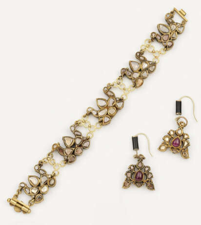 Diamant-Email-Parure von Bettina Bertelsmann, Lüneburg - photo 1 Diamant-Email-Parure von Bettina Bertelsmann, Lüneburg - photo 1