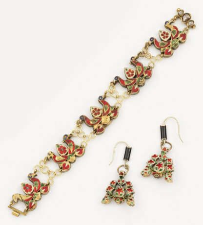 Diamant-Email-Parure von Bettina Bertelsmann, Lüneburg - photo 2 Diamant-Email-Parure von Bettina Bertelsmann, Lüneburg - photo 2