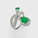 Extravaganter Sambia-Smaragdring - Foto 1