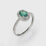 Feiner Turmalin-Brillant-Ring - photo 1