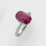 Eleganter Mosambik-Rubinring - Foto 1