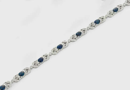 Klassisches Saphir-Diamantarmband - photo 1