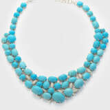 Glamouröses Türkis-Diamant-Collier - photo 1
