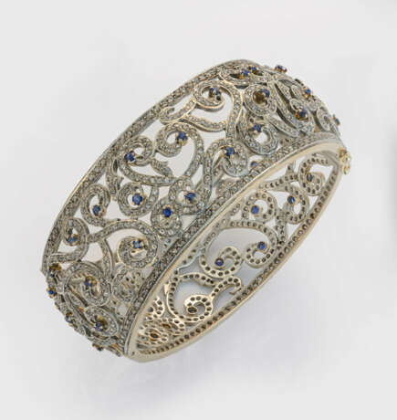 Belle Epoque Diamant-Armreif in Ajour - фото 1