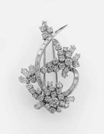 Mondäne Diamant-Brosche - фото 1 Mondäne Diamant-Brosche - фото 1