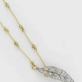 Diamant-Blatt-Collier von Bettina Bertelsmann, Lüneburg - Foto 1