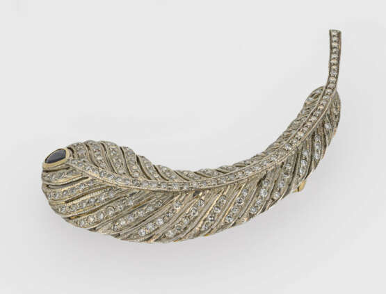 Diamantbrosche im Stil von Cartier der 1920er Jahre - фото 1