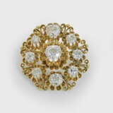 Belle Epoque-Diamantbrosche in Ajour - фото 1