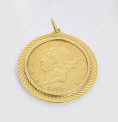 20 Dollar-Münze als Anhänger