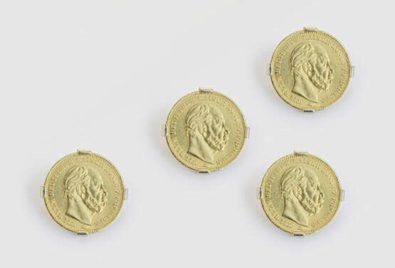 Zwei Paar Münzanhänger - фото 1