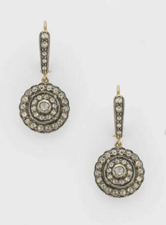 Jugendstil-Diamantohrgehänge - фото 1
