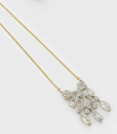 Jugendstil-Diamant-Anhänger - фото 1 Jugendstil-Diamant-Anhänger - фото 1