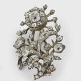 Belle Epoque Diamant-Blütenbrosche - фото 1