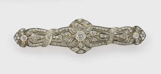 Art Déco-Diamantbrosche - фото 1