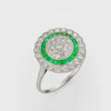 Art Déco Smaragd-Brillantring - фото 1