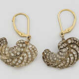Paar Jugendstil-Ohrgehänge im Stil von Cartier - фото 1