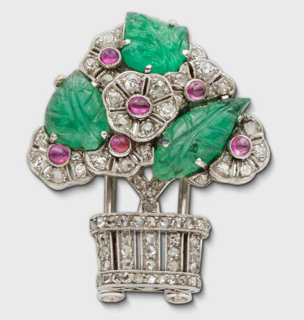 Art Déco-Diamantbrosche - фото 1 Art Déco-Diamantbrosche - фото 1