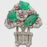 Art Déco-Diamantbrosche - фото 1