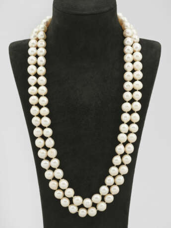 Klassisches Süßwasser-Perl-Sautoir - фото 1