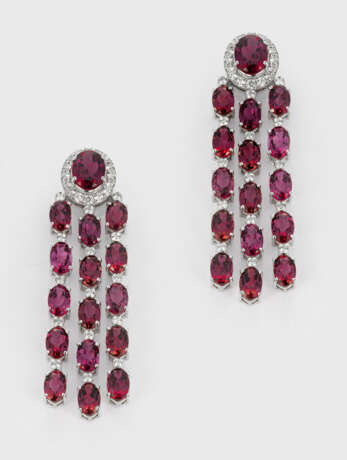 Paar Turmalin-Chandeliers - photo 1