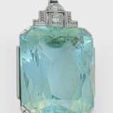 Art Déco Aquamarin-Anhänger - фото 1
