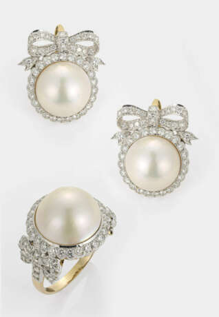 Mabé-Perlen-Demi-Parure - фото 1 Mabé-Perlen-Demi-Parure - фото 1