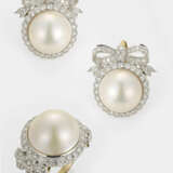 Mabé-Perlen-Demi-Parure - фото 1