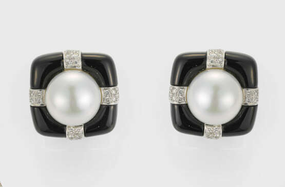 Paar repräsentative Südsee-Perl-Ohrclips - photo 1 Paar repräsentative Südsee-Perl-Ohrclips - photo 1