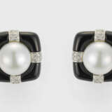 Paar repräsentative Südsee-Perl-Ohrclips - photo 1