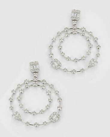 Paar elegante Diamant-Ohrringe - photo 1 Paar elegante Diamant-Ohrringe - photo 1
