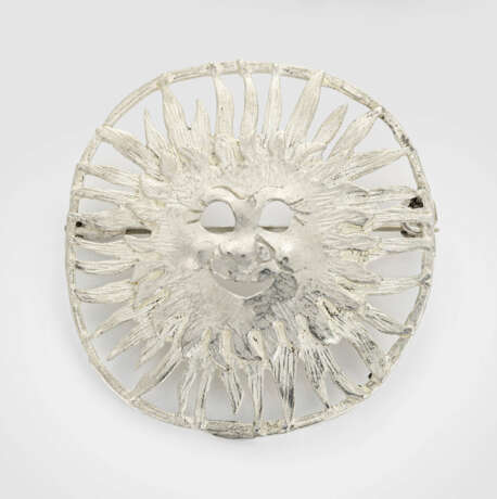 Brosche-"Sonne" von Prof. Herbert Zeitnaus den 1950er Jahren - photo 1