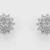 Paar elegante Cocktail-Diamantohrringe - photo 1