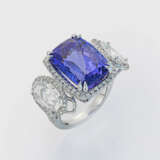 Glamouröser Tansanit-Diamant-Ring - photo 1