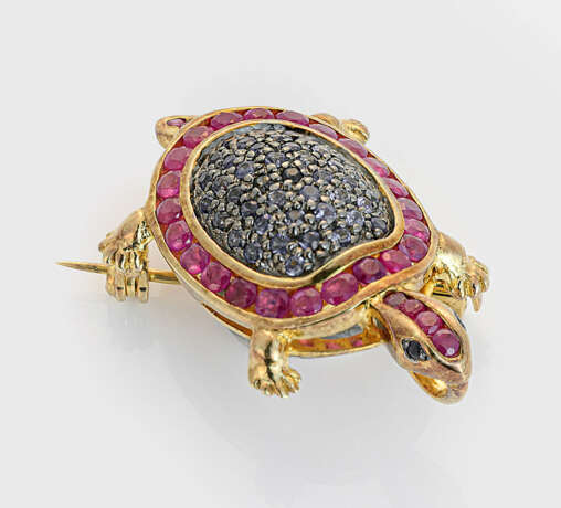 Dekorative Schildkröten-Brosche - photo 1