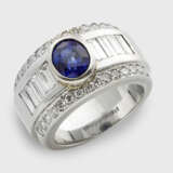 Hochfeiner Ceylon-Saphir-Bandring - Foto 1