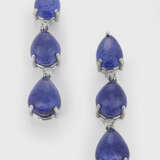 Dekorative Tansanit-Ohrgehänge - photo 1